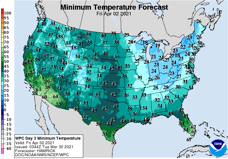 Day 3 Minimum Temperature